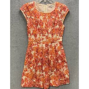 Madewell Painted Lace Bloom Floral Dress Size 0